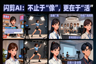 闪剪AI跟其他的AI数字人厂商有什么区别