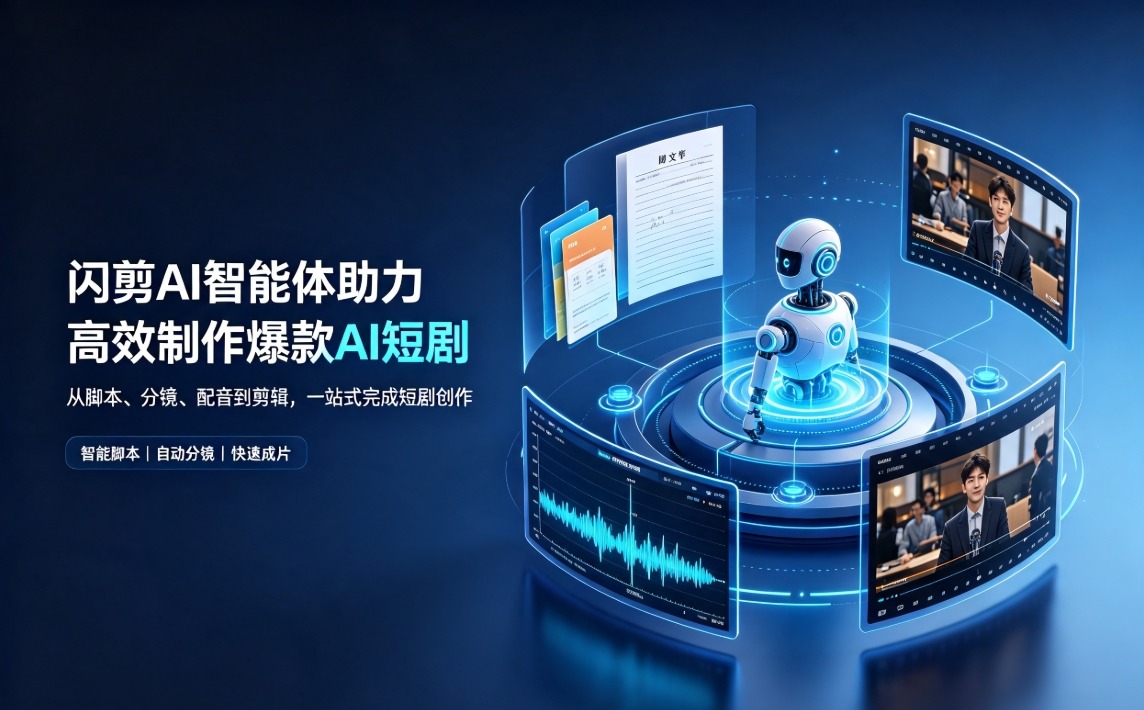 闪剪AI智能体助力高效制作爆款 AI 短剧