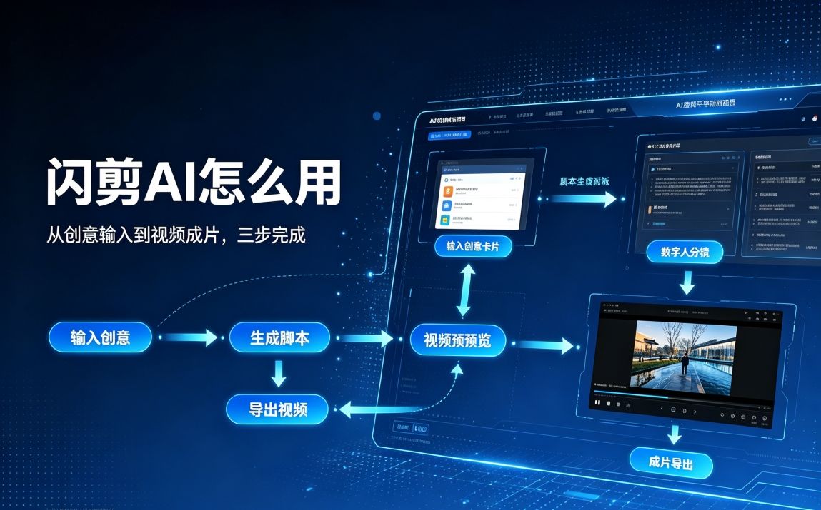 闪剪AI怎么用?新手从注册到生成视频完整教程