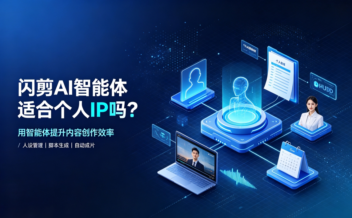 闪剪AI智能体适合个人IP吗？